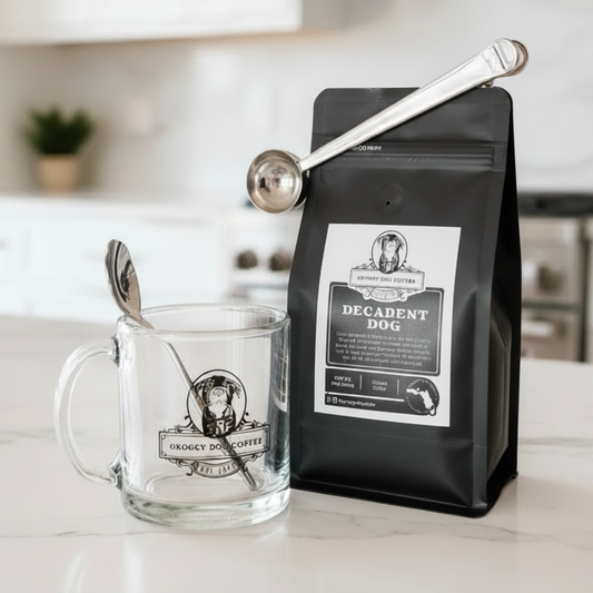 Whole Bean Decadent Dog Medium Roast - Better Morning Bundle
