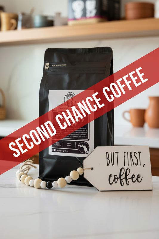 Second Chance Coffee - Midnight Mutt Colombian Dark Roast 12oz Ground Coffee