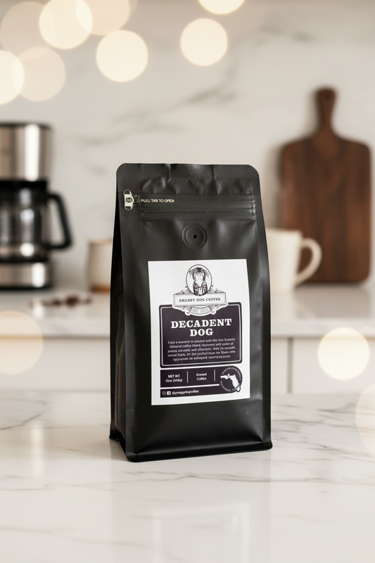 Decadent Dog Medium Roast 12oz Ground Coffee