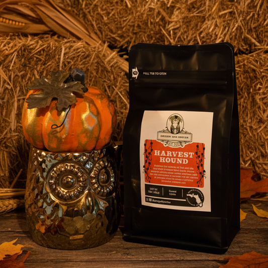 Harvest Hound Pumpkin Spice, Medium Roast Seasonal 12oz Ground Coffee