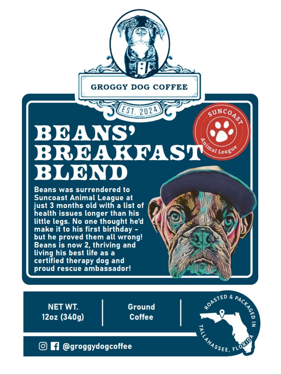 X Beans' Breakfast Blend - Suncoast Animal League