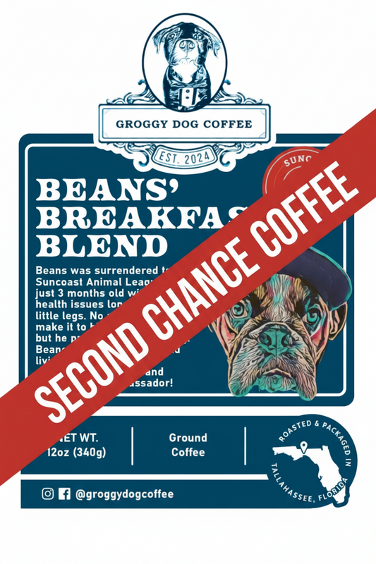 Second Chance - Bean's Breakfast Blend, Medium Roast Ground Coffee, 12oz